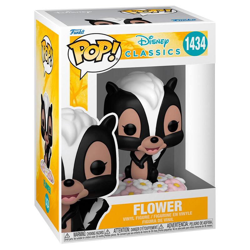Bambi 80th Anniversary POP Disney Vinyl Figura Flower 9 cm Frikytopia