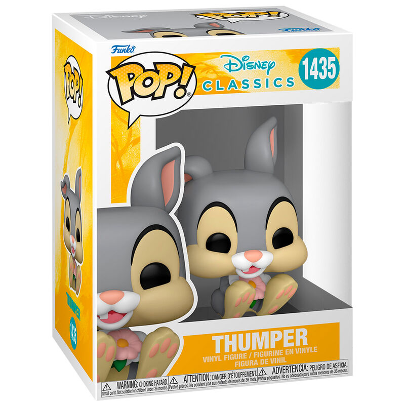 Bambi 80th Anniversary POP Disney Vinyl Figura Thumper 9 cm Frikytopia