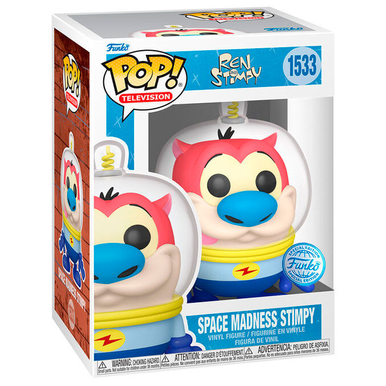 Nick Rewind POP TV Vinyl Figura Stimpy Space Suit 9 cm Frikytopia