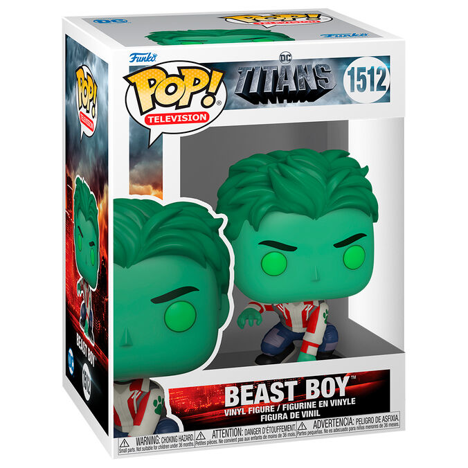 DC Comics Series Figura POP TV Vinyl Beast Boy 9 cm Frikytopia