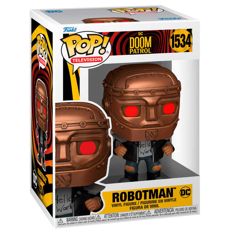 Funko pop dc comics doom patrol robotman 75896
