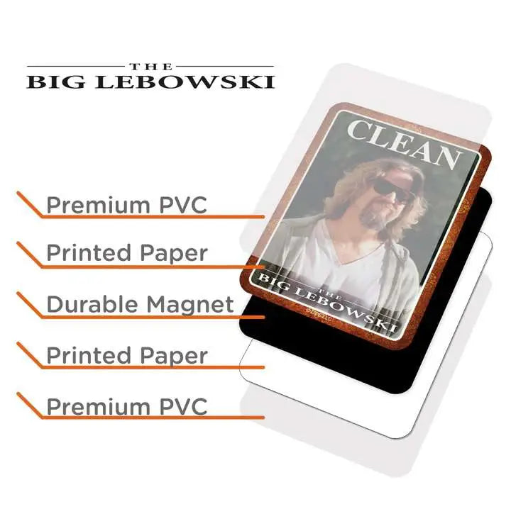 BIG LEBOWSKI DOUBLE SIDED Imán