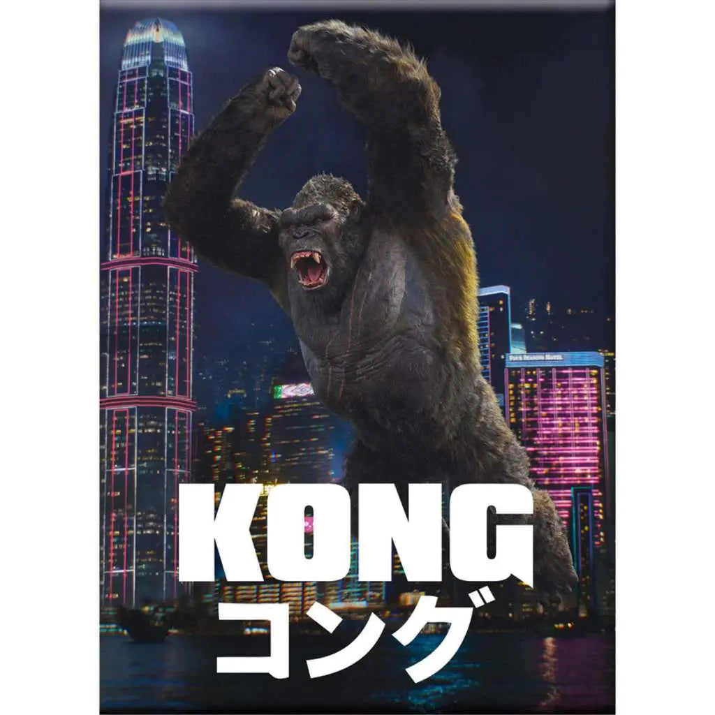 GODZILLA VS KONG CITY KONG FLAT Imán
