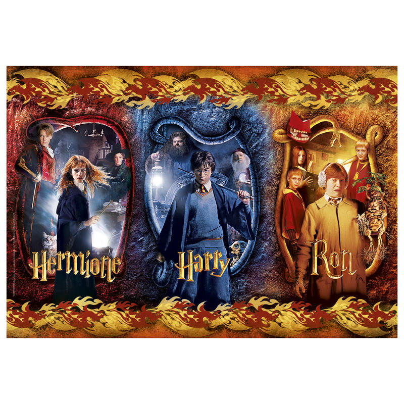 Puzzle Harry Ron y Hermione Harry Potter 104 piezas Frikytopia