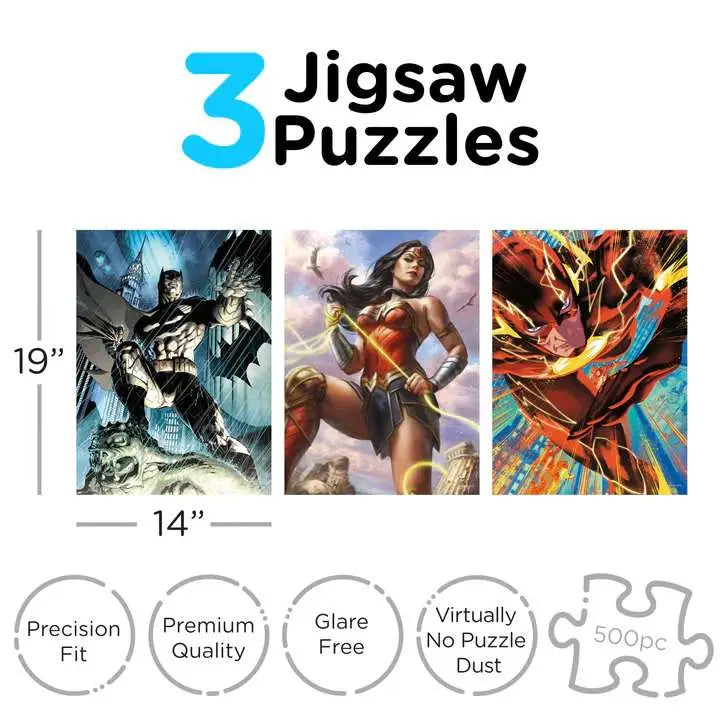 DC COMICS HEROES 500PCS Puzle SET (3)