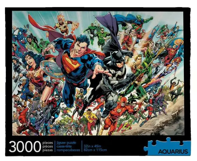 DC COMICS CAST 3000PCS Puzle Frikytopia
