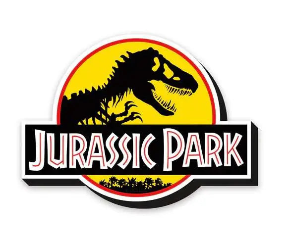 JURASSIC PARK LOGO FUNKY CHUNKY Imán Frikytopia