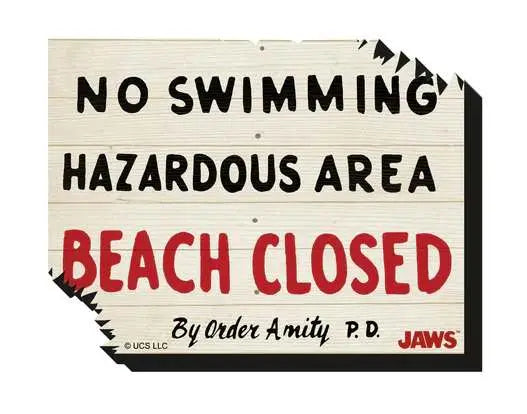 JAWS BEACH CLOSED FUNKY CHUNKY Imán