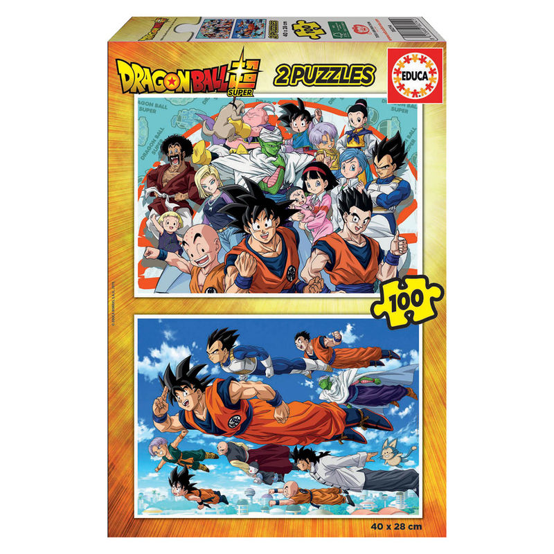 Puzzle Dragon Ball Super 2x100 piezas Frikytopia