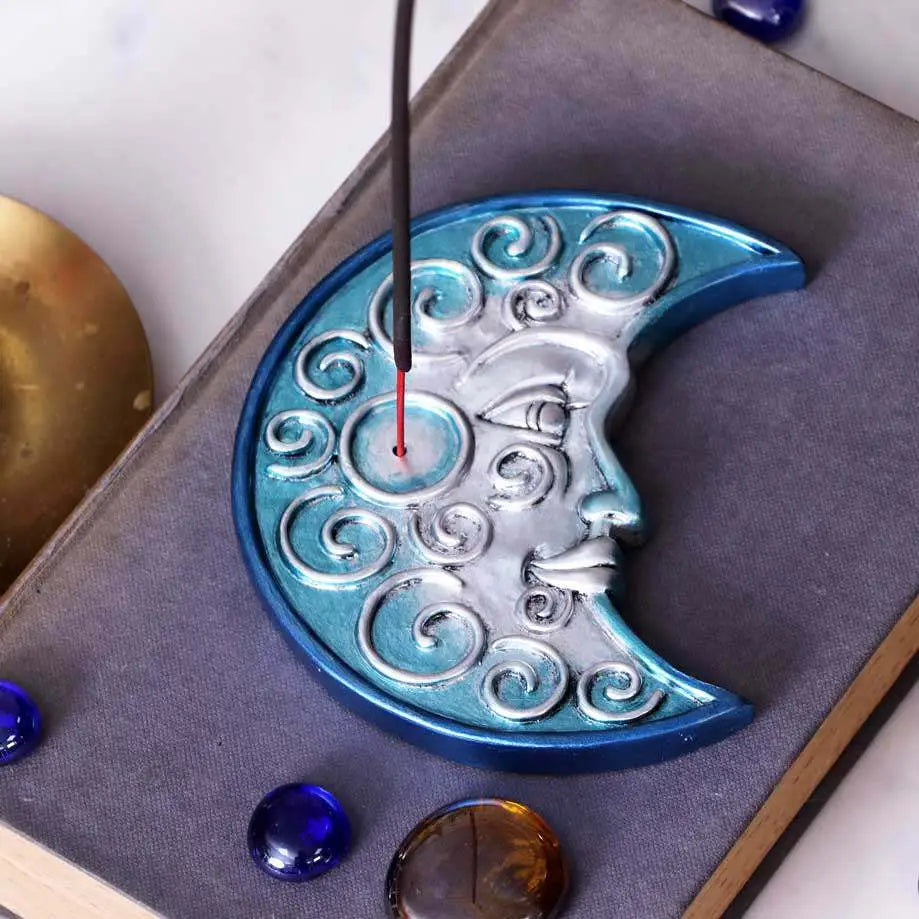INCENSE BURNER LUNAR SPIRIT SET OF 4