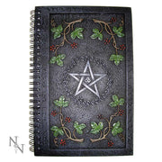 Libreta RESIN SPIRAL COVER WICCAN PENTA