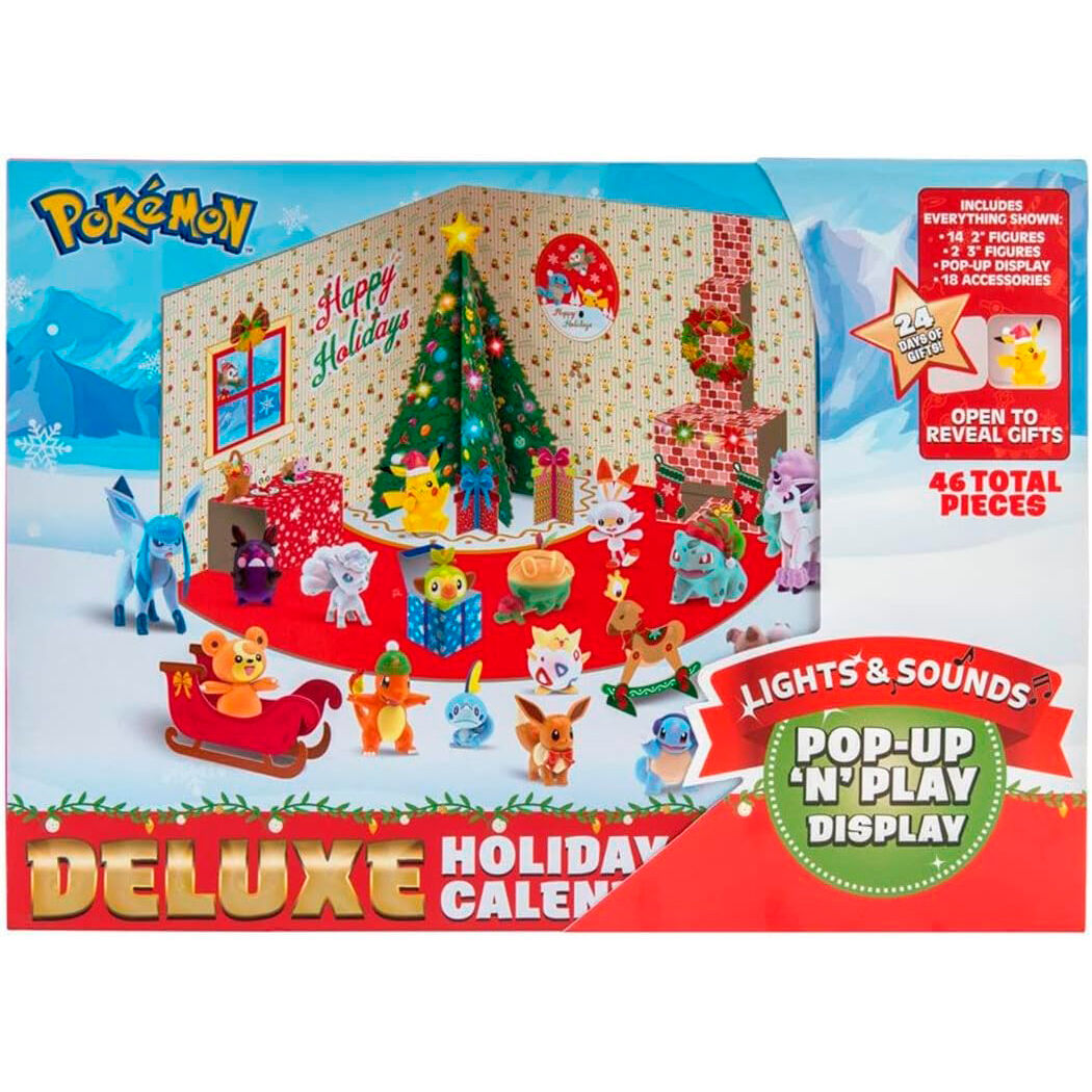 Calendario adviento Deluxe Pokemon luces y sonido Frikytopia