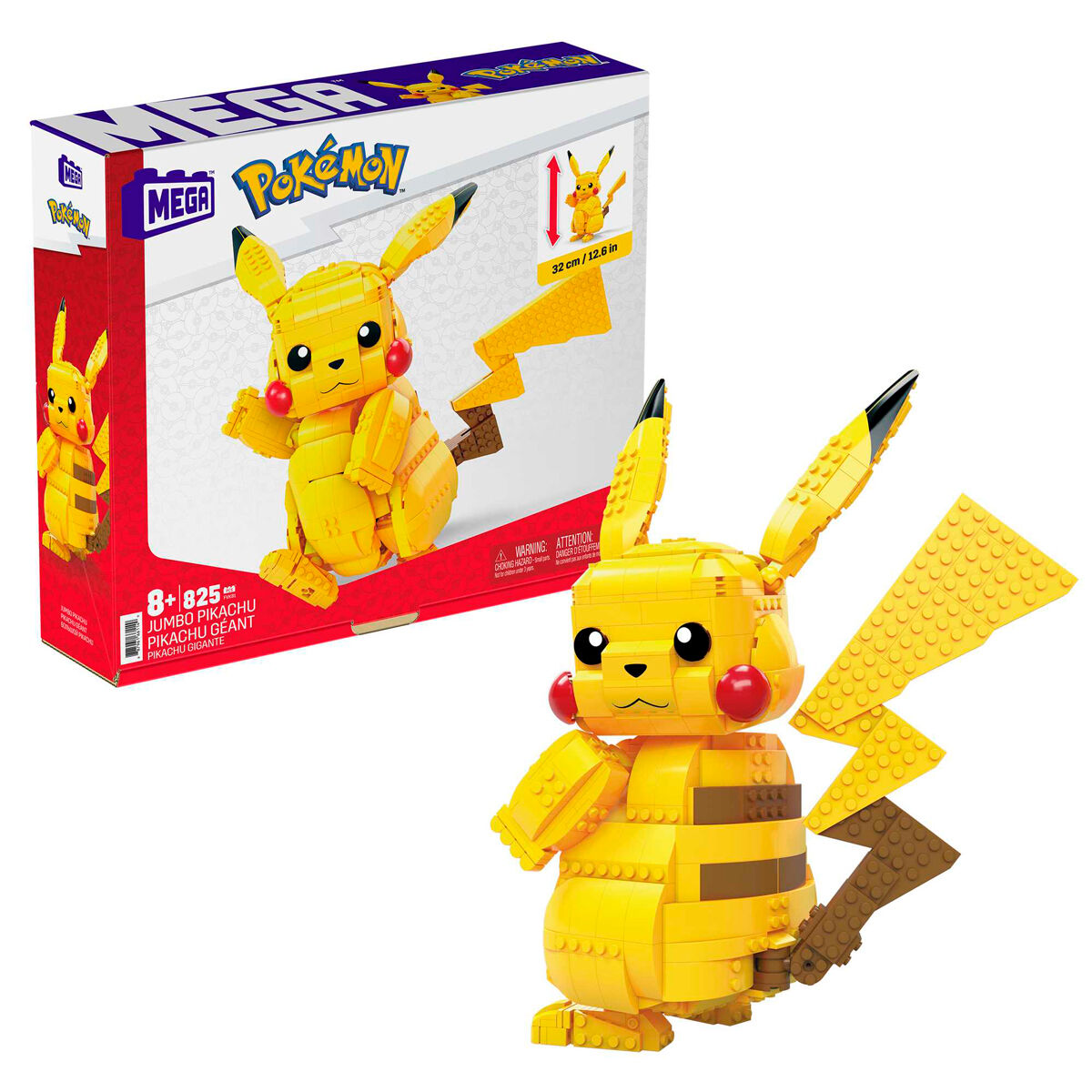 Pokemon Kit de Construccion Mega Construx Jumbo Pikachu 33 cm Frikytopia