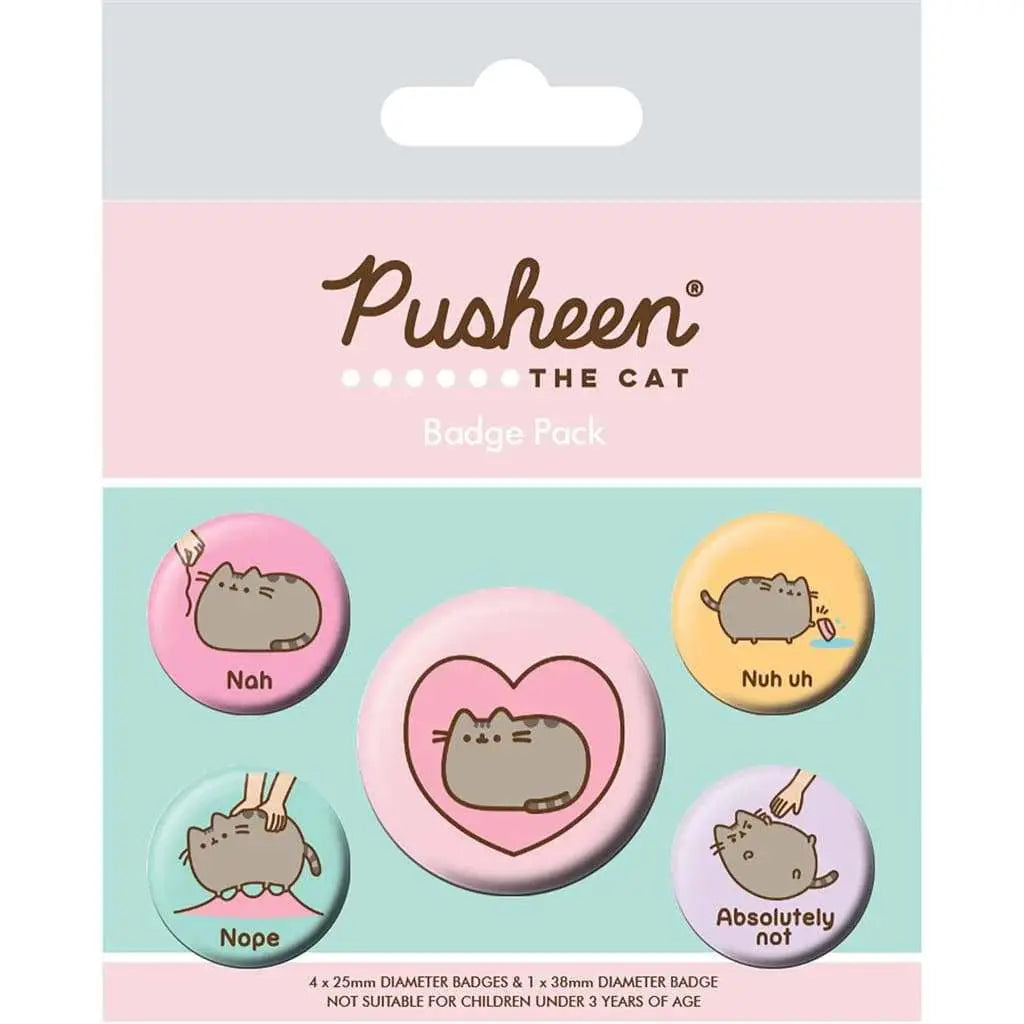 PUSHEEN NAH Chapa PACK Frikytopia