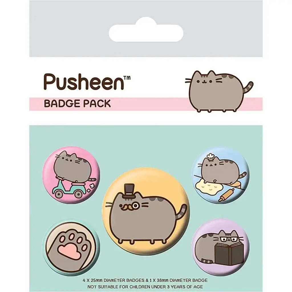 PUSHEEN FANCY Chapa PACK Frikytopia