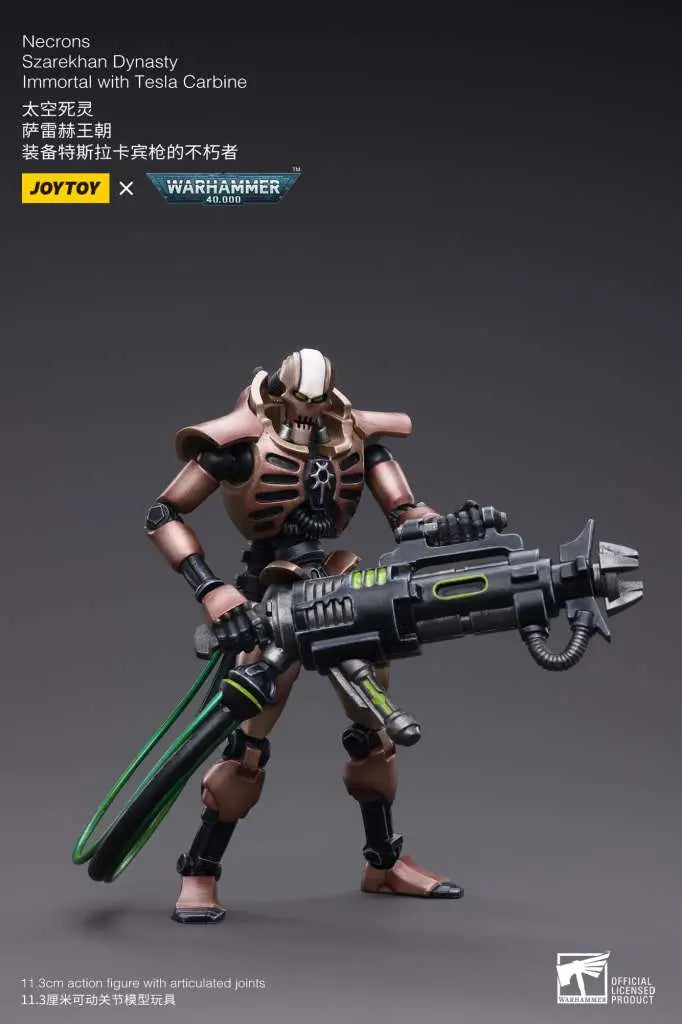 WH40K NECRONS IMMORT WITH TESLA CARBINE