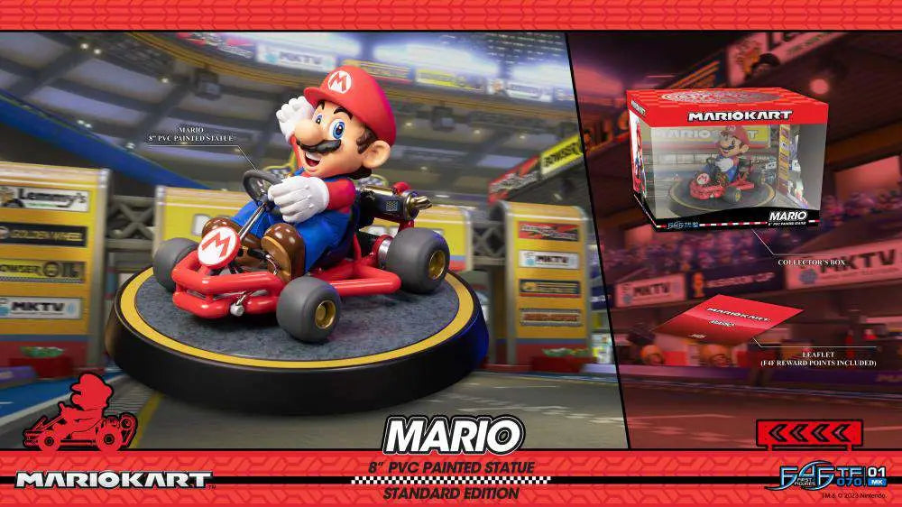 MARIO KART MARIO PVC PAINTED Estatua Frikytopia