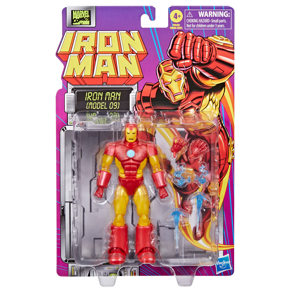 Figura hasbro marvel legends series iron man model 09