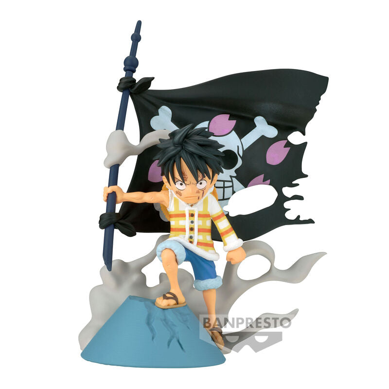 Figura Monkey D Luffy WCF Log Stories One Piece 8cm Frikytopia