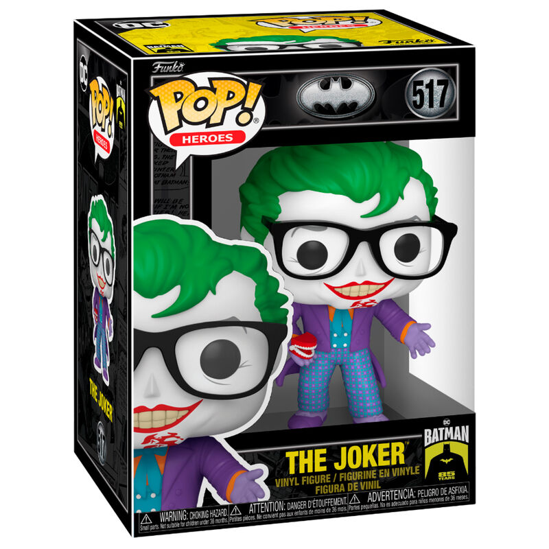 Batman 85th Anniversary Figura POP Movies Vinyl The Joker with Teeth 9 cm