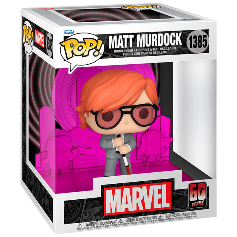 Daredevil 60th Anniversary POP Deluxe Vinyl Figura Matt Murdock 9 cm Frikytopia