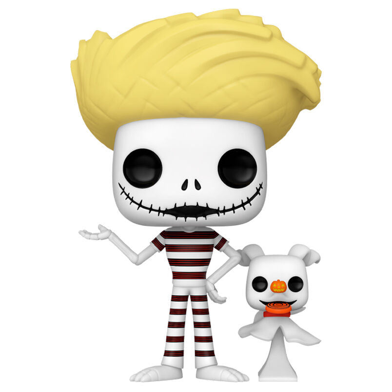 Pesadilla antes de Navidad Figura POP Disney Vinyl Jack w/Zero Blacklight 9 cm Frikytopia