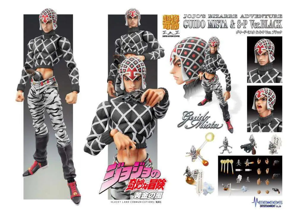 Figura good smile company chozokado jojo s bizarre adventure guido mista
