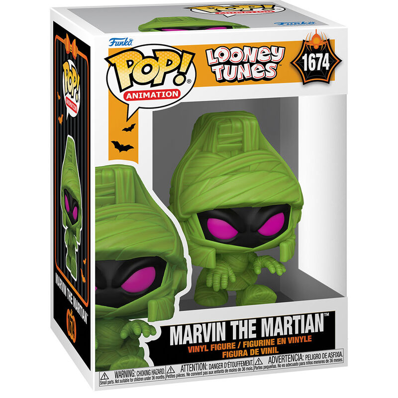 Looney Tunes POP Television Vinyl Figura Halloween Marvin Mummy 9 cm