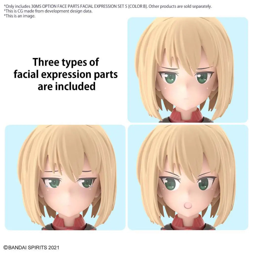 30MS OP FACE PT FACIAL EXPR SET 5 CLR B Frikytopia