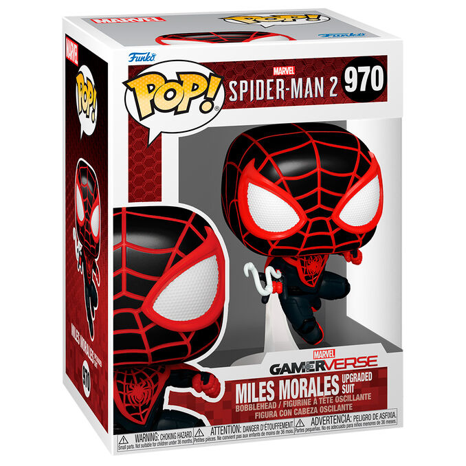 Spider-Man 2 POP Games Vinyl Figura Miles Morales 9 cm Frikytopia