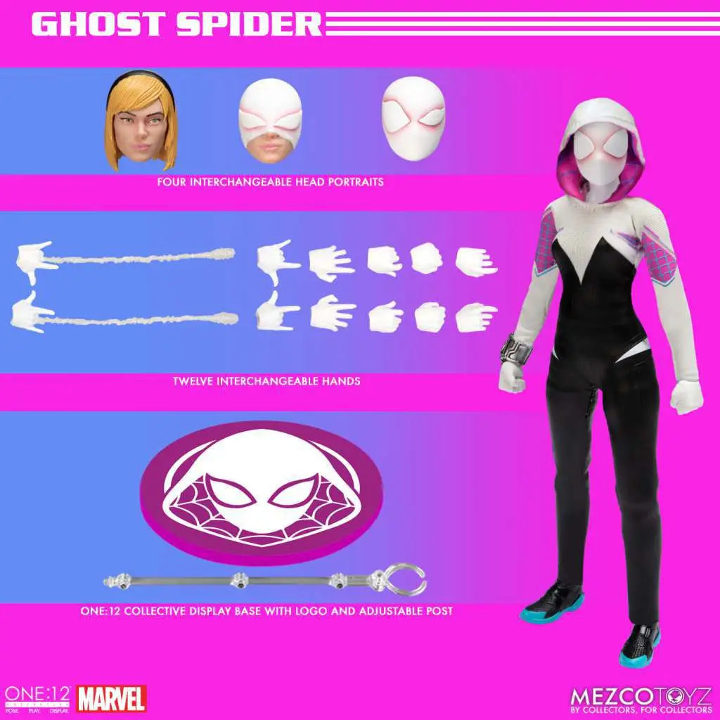 Marvel Figura 1/12 Ghost-Spider from Earth-65 16cm