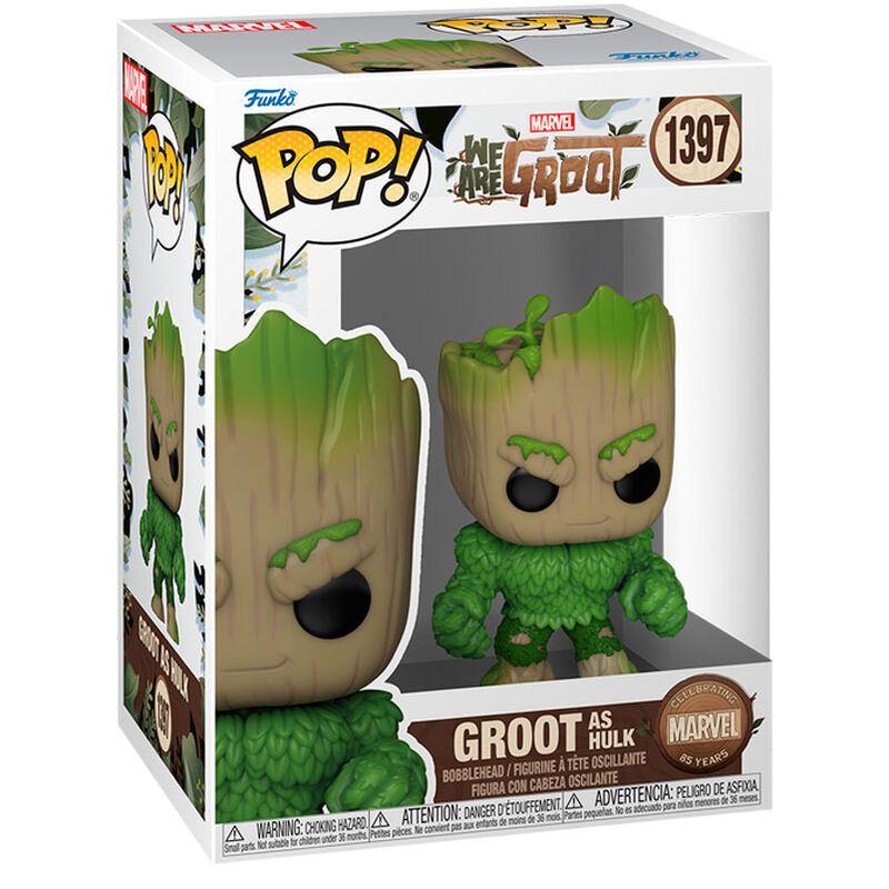 Funko pop marvel we are groot groot como hulk 81338