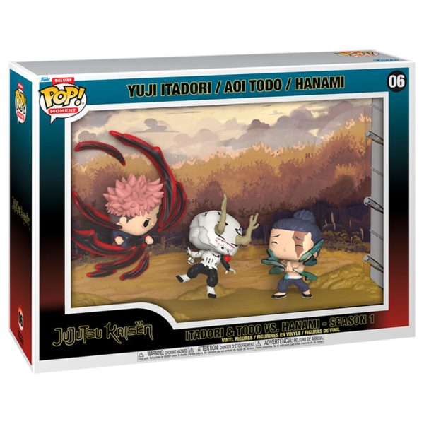 Jujutsu Kaisen POP Moments Vinyl Figuras Itadori Todo vs Hanami