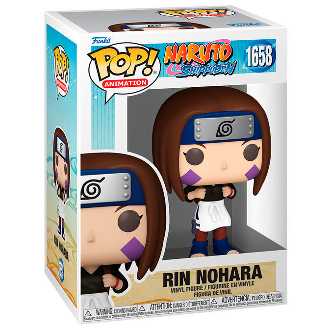 Naruto Pop Animation Vinyl Figura Rin Nohara 9 cm