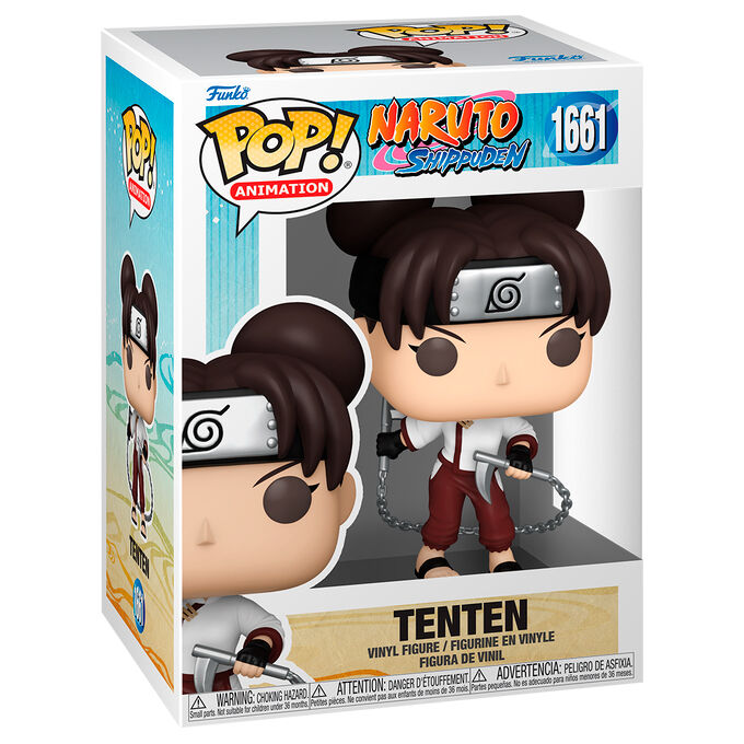 Naruto Pop Animation Vinyl Figura Tenten 9 cm Frikytopia