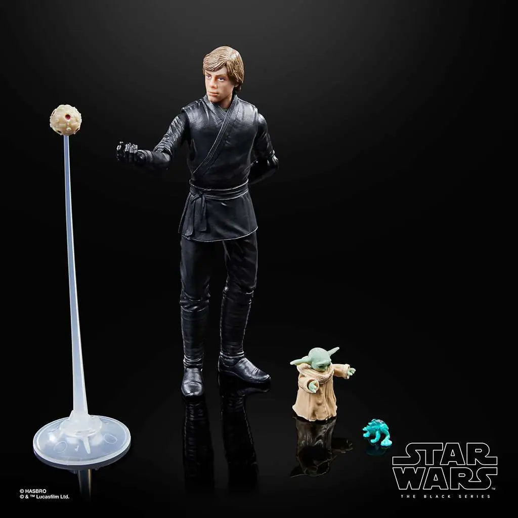 Figura hasbro star wars the black series luke skywalker & grogu