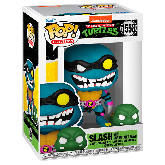 Tortugas Ninja POP Buddy Movies Vinyl Figura Slash Pre-mutant Raphael 9 cm