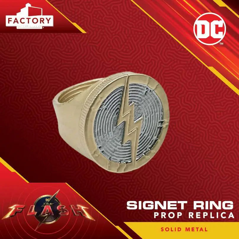 The Flash Signet Anillo Prop Réplica
