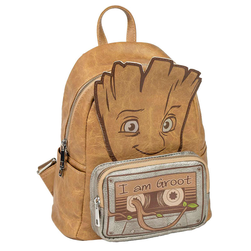 Mochila casual moda aplicaciones guardians of the galaxy groot Frikytopia