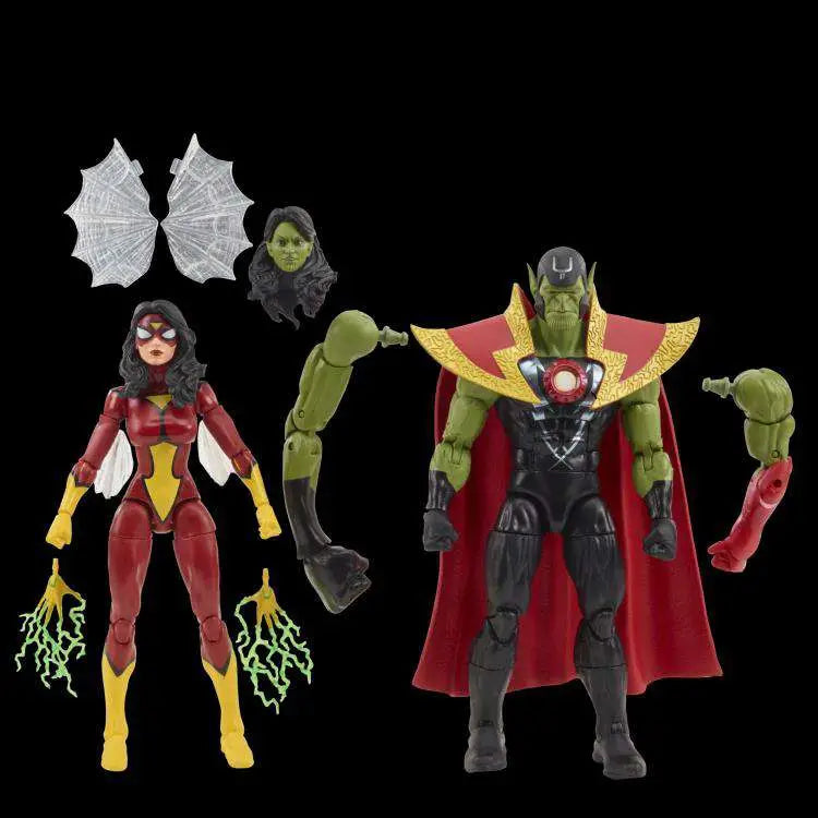 Figuras Skrull Queen & Super Skrull Beyond Earth Mightiest Los Venga