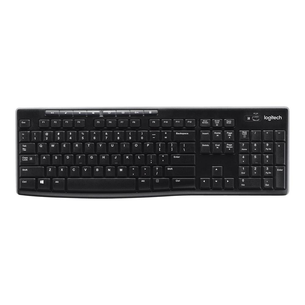 Teclado logitech k270  negro wireless inalambrico 2.4ghz Frikytopia
