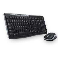 Teclado + mouse logitech mk270 wireless inalambrico ingles Frikytopia