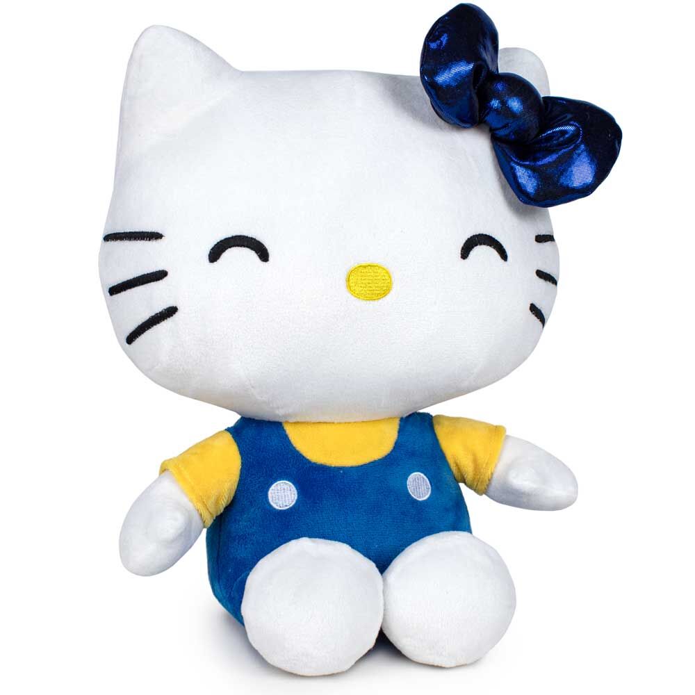 Peluche 50th Anniversary Hello Kitty 22cm azul oscuro