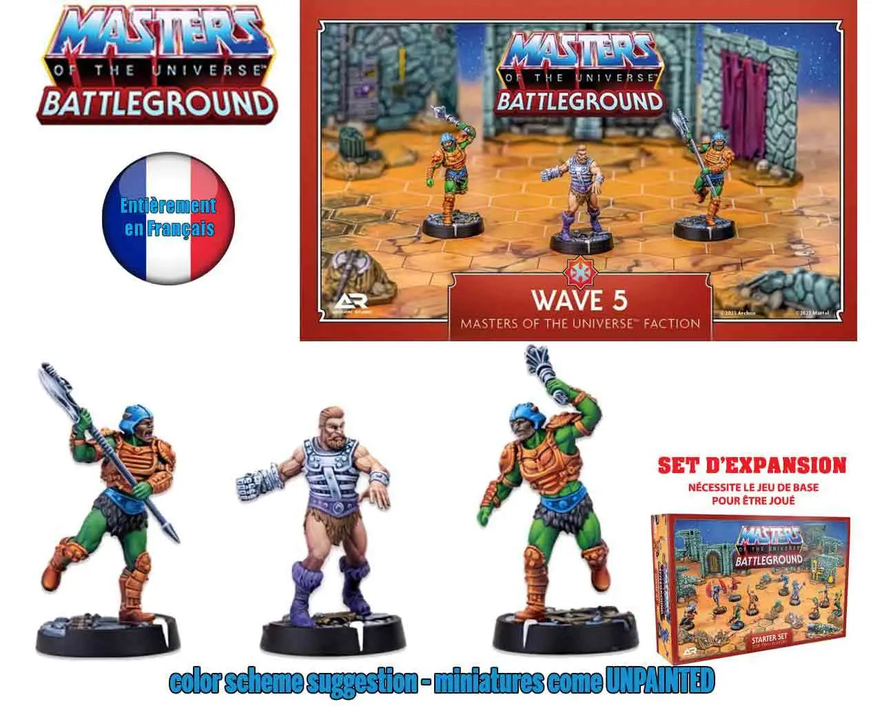 MotU:Battleground - Wave 5 - Evil Warriors Faction - ÉDITION FRANçAISE Frikytopia