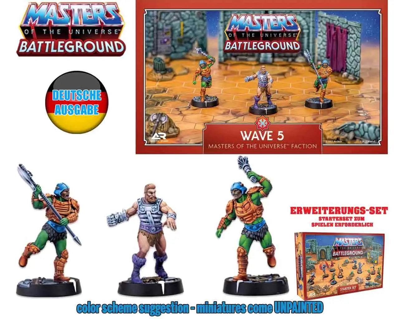 MotU:Battleground - Wave 5 - Masters of the Universe Faction - Deutsche Ausgabe Frikytopia