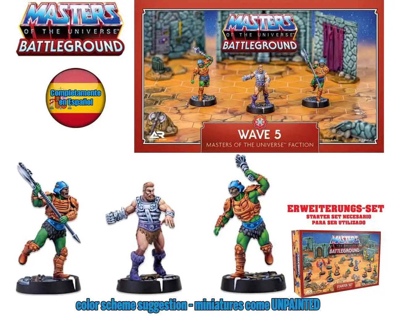 MotU:Battleground - Wave 5 - Masters of the Universe Faction - Edición Española Frikytopia