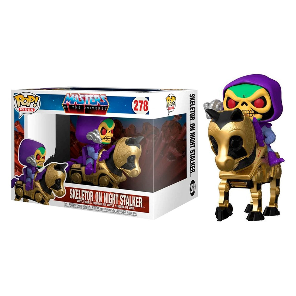 Funko pop rides animacion masters of the universe skeletor montado Frikytopia