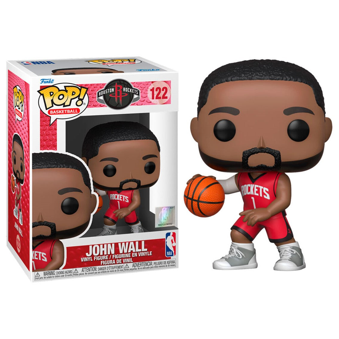 Funko pop deportes nba john wall houston rockets camiseta local Frikytopia