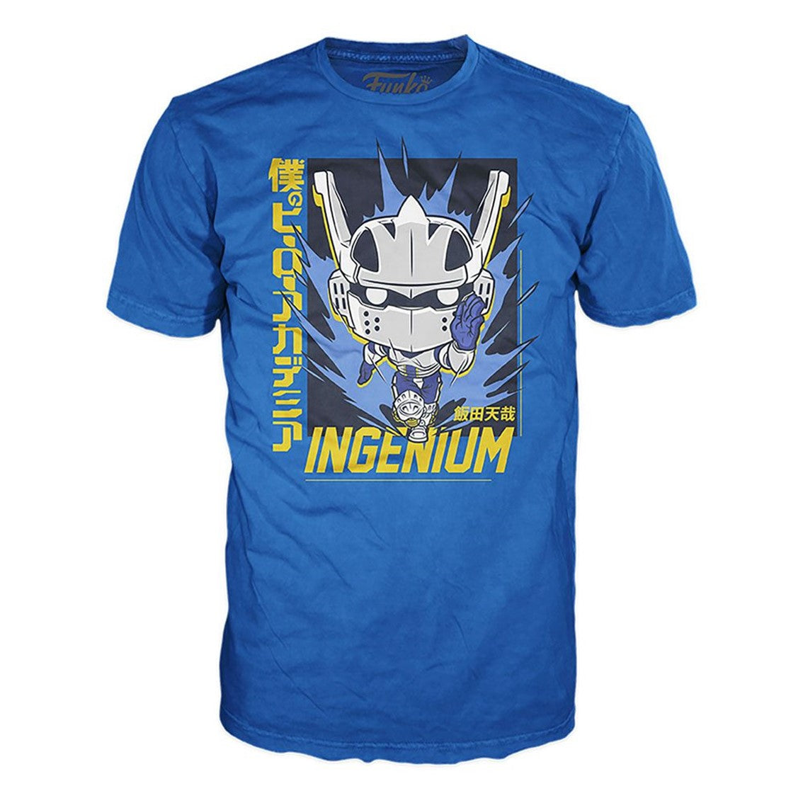 Pop tee my hero academia tenya iida ingenium full mech suit funko camiseta