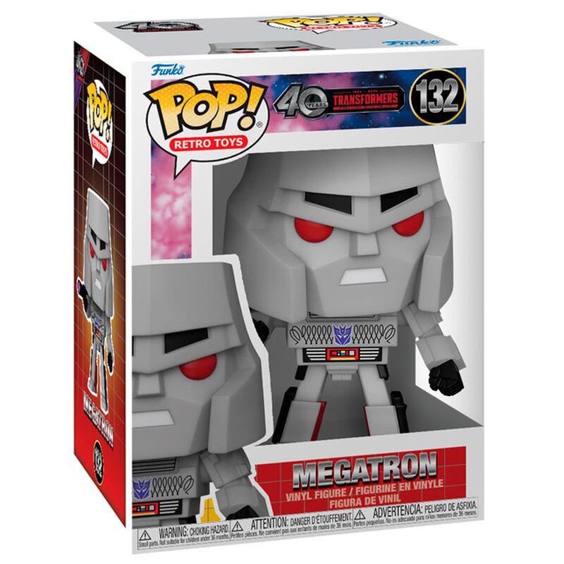 Transformers Retro Series POP TV Vinyl Figura Megatron 9 cm